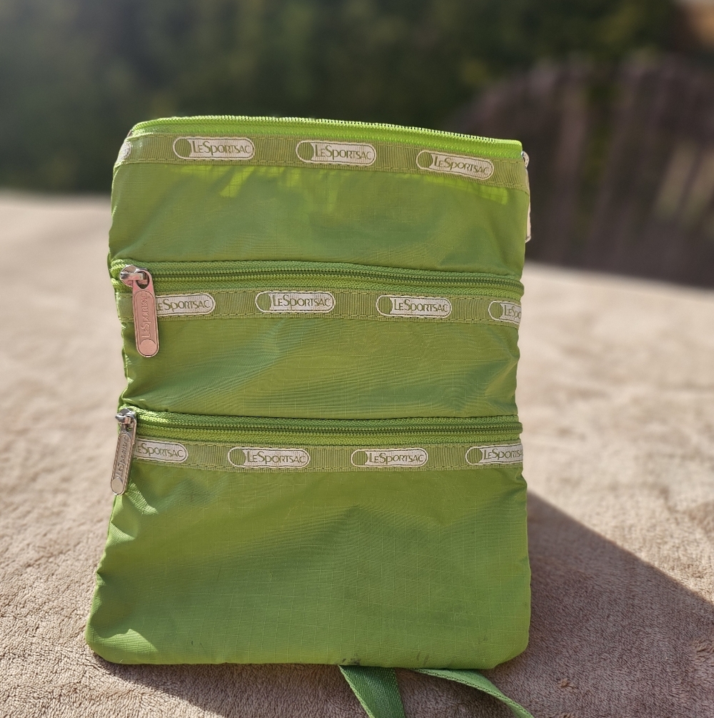 LeSportsac Lime Green Crossbody Bag